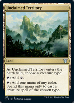 Unclaimed Territory [Innistrad: Midnight Hunt Commander]-1