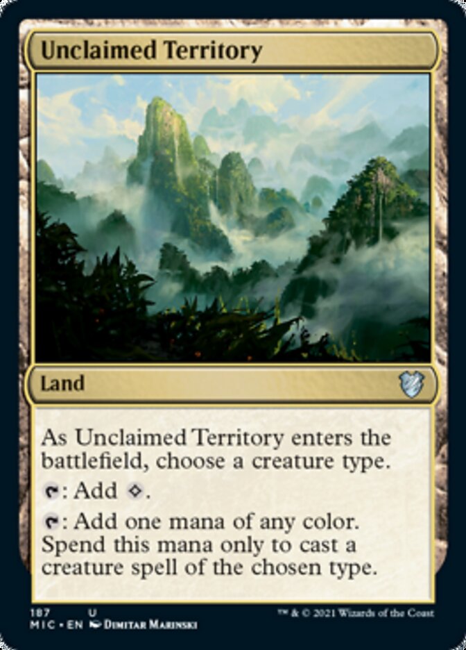 Unclaimed Territory [Innistrad: Midnight Hunt Commander]-1
