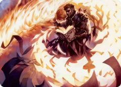 Revel in Silence Art Card [Strixhaven: School of Mages Art Series]-1