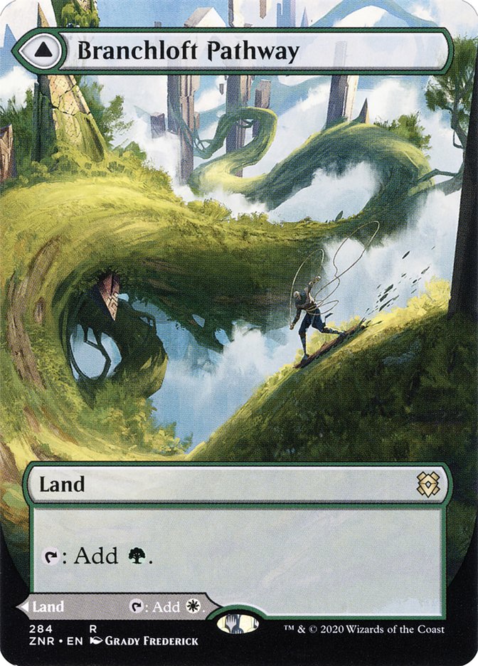 Branchloft Pathway // Boulderloft Pathway (Borderless Alternate Art) [Zendikar Rising]-1