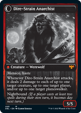 Volatile Arsonist // Dire-Strain Anarchist [Innistrad: Double Feature]-2