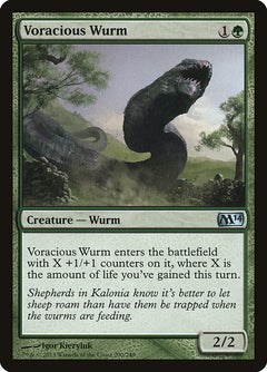Voracious Wurm [Magic 2014]-1
