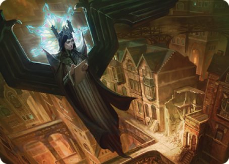 Angelic Sleuth Art Card [Streets of New Capenna Art Series]-1
