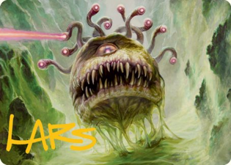 Beholder Art Card (Gold-Stamped Signature) [Dungeons & Dragons: Adventures in the Forgotten Realms Art Series]-1