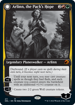 Arlinn, the Pack's Hope // Arlinn, the Moon's Fury [Innistrad: Double Feature]-1
