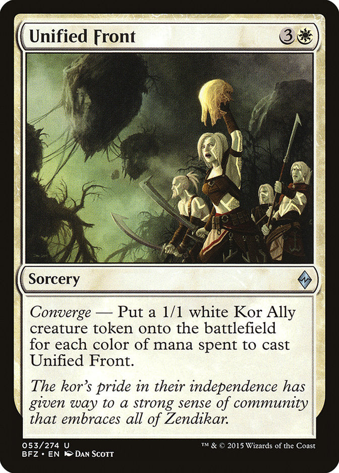 Unified Front [Battle for Zendikar]-1