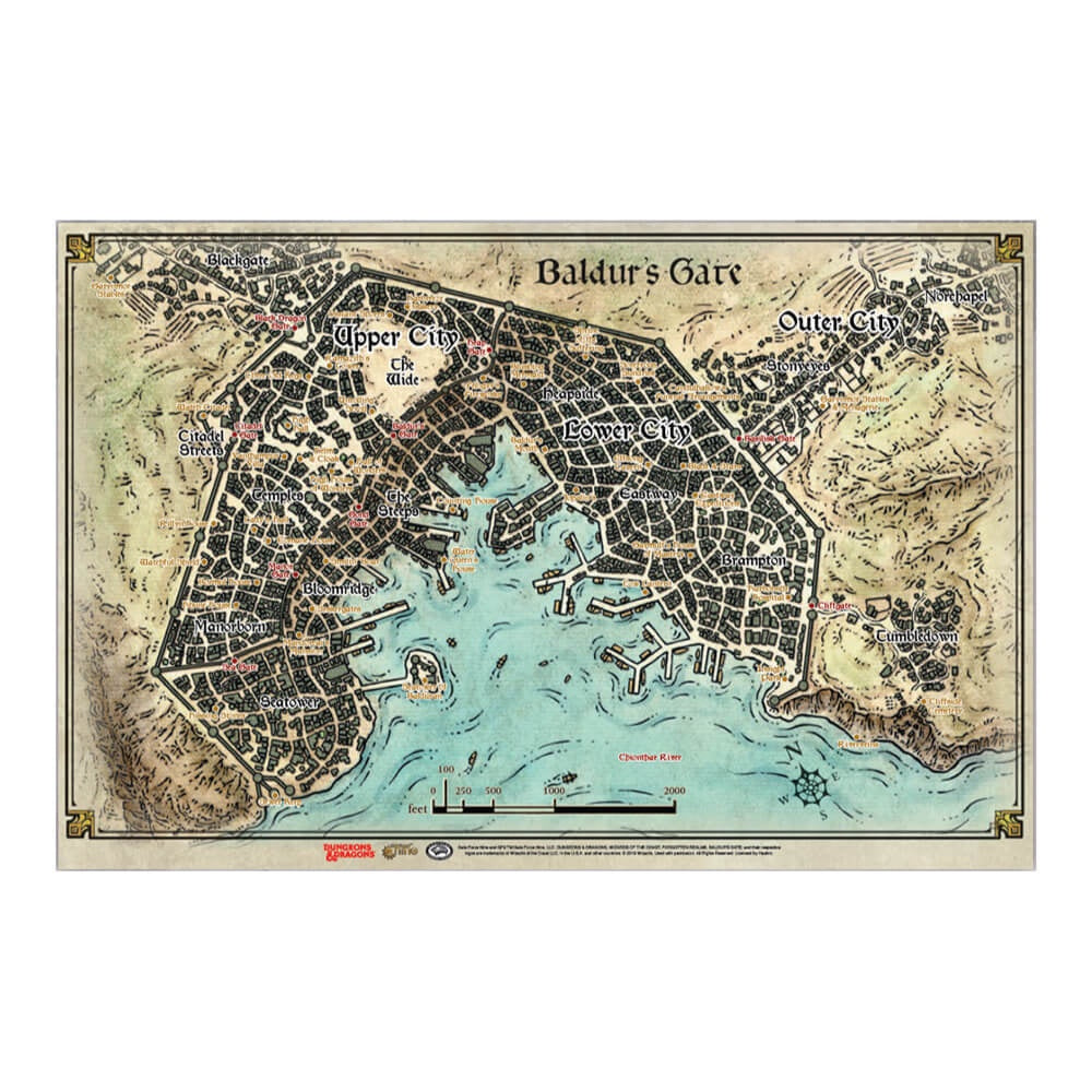 D&D Descent Into Avenus Baldurs Gate Map-1