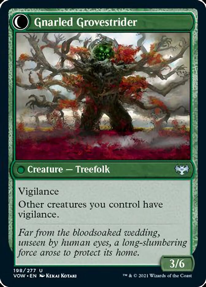 Dormant Grove // Gnarled Grovestrider [Innistrad: Crimson Vow]-2