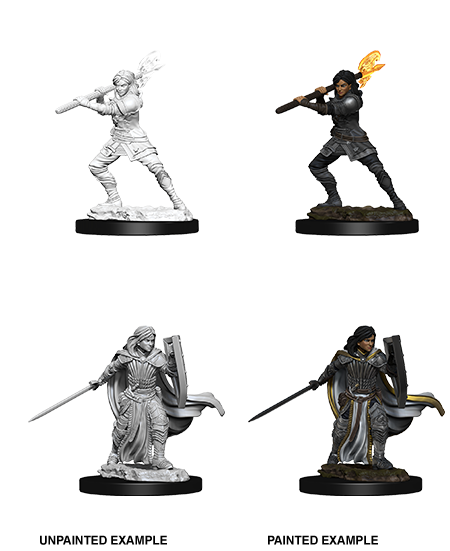 D&D Nolzurs Marvelous Unpainted Miniatures Female Human Paladin