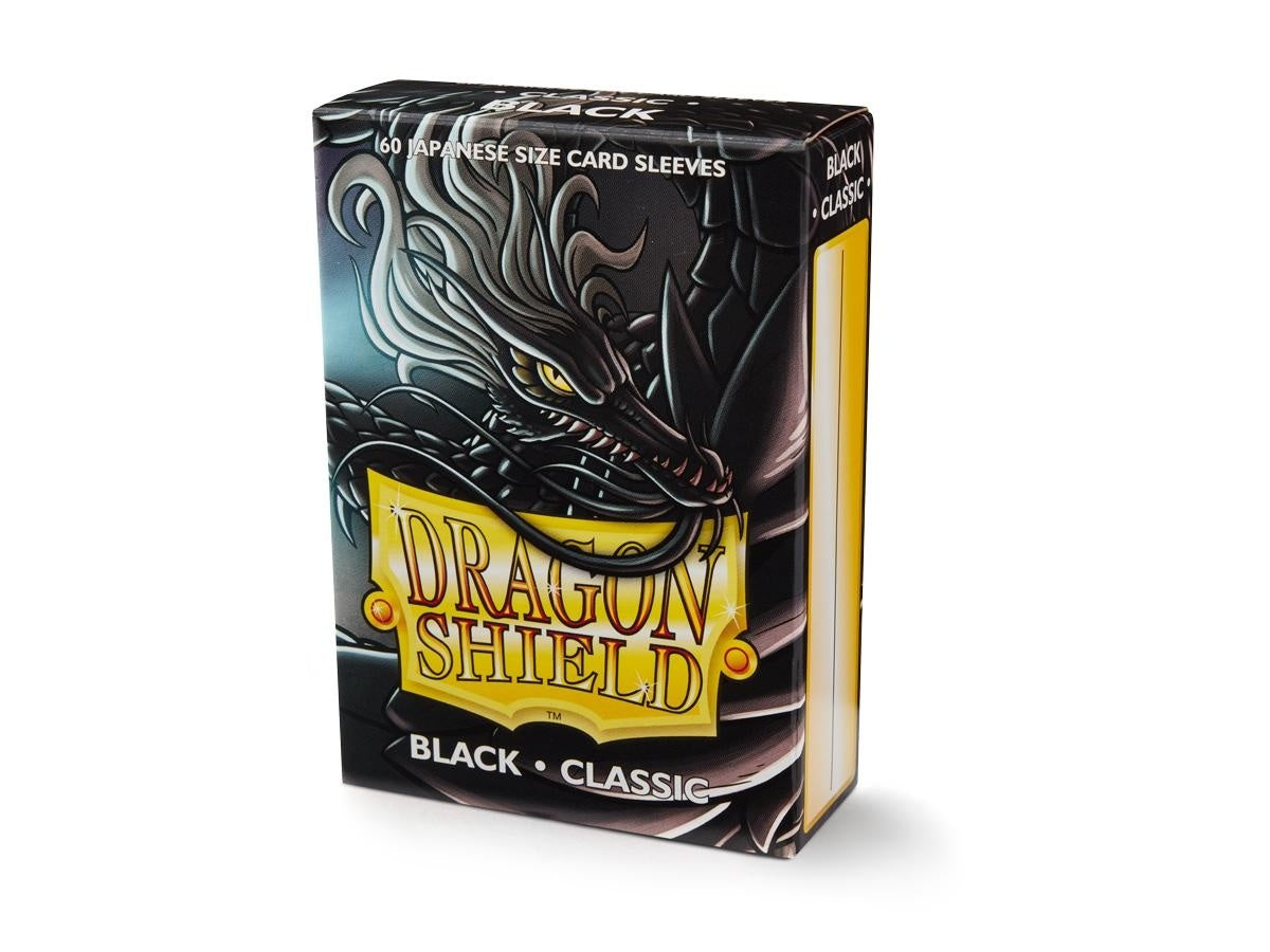 Sleeves - Dragon Shield Japanese - Box 60 - Classic Black-1