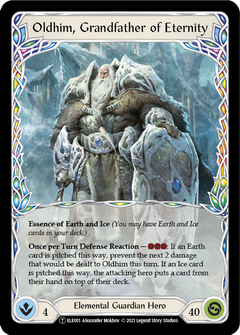 Oldhim, Grandfather of Eternity // Shiver [U-ELE001] (Tales of Aria Unlimited)  Unlimited Normal-1