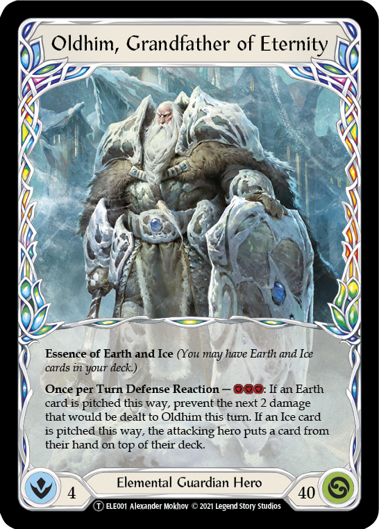 Oldhim, Grandfather of Eternity // Shiver [U-ELE001] (Tales of Aria Unlimited)  Unlimited Normal-1