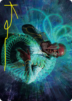 Biomathematician Art Card (Gold-Stamped Signature) [Strixhaven: School of Mages Art Series]-1