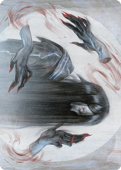 Clawing Torment Art Card [Kamigawa: Neon Dynasty Art Series]-1