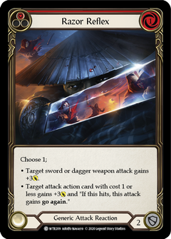 Razor Reflex (Red) [U-WTR209] (Welcome to Rathe Unlimited)  Unlimited Rainbow Foil-1