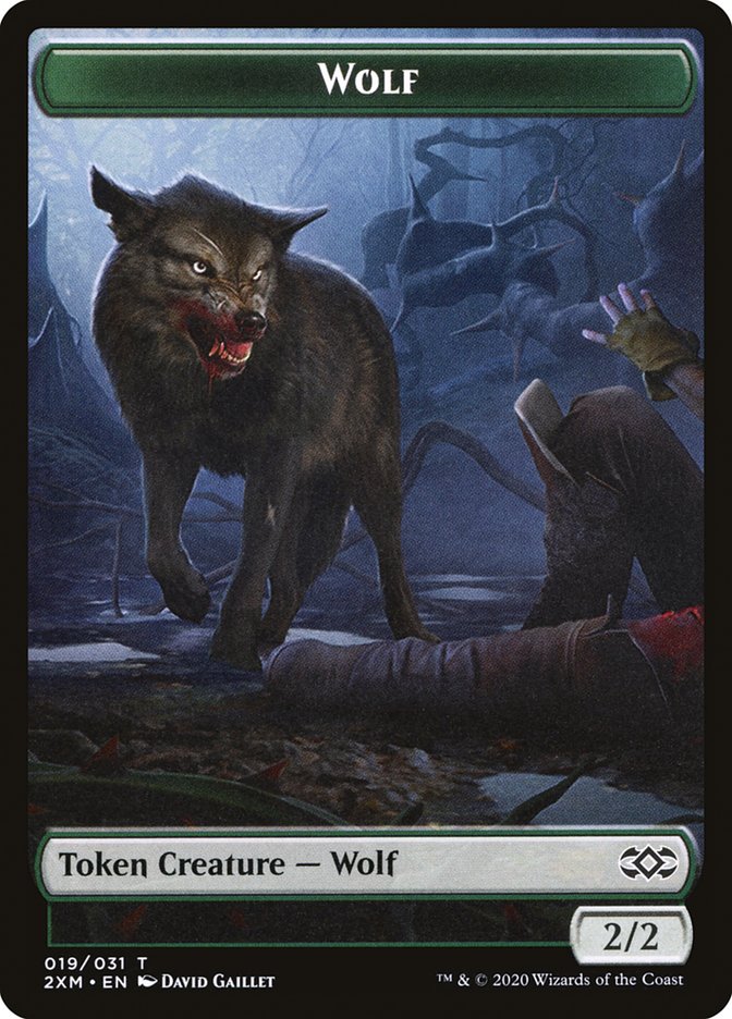 Wolf Token [Double Masters Tokens]-1