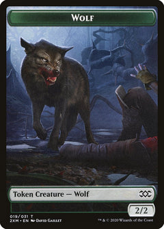 Copy // Wolf Double-Sided Token [Double Masters Tokens]-2