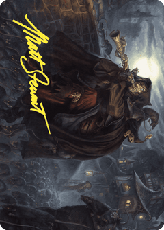 Totentanz, Swarm Piper Art Card (Gold-Stamped Signature) [Wilds of Eldraine Art Series]-1