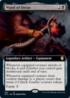 Wand of Orcus (Extended Art) [Dungeons & Dragons: Adventures in the Forgotten Realms Commander]-1
