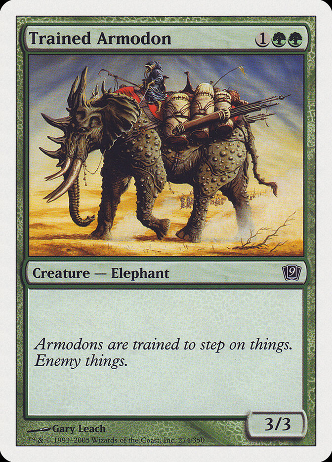 Trained Armodon [Ninth Edition]-1