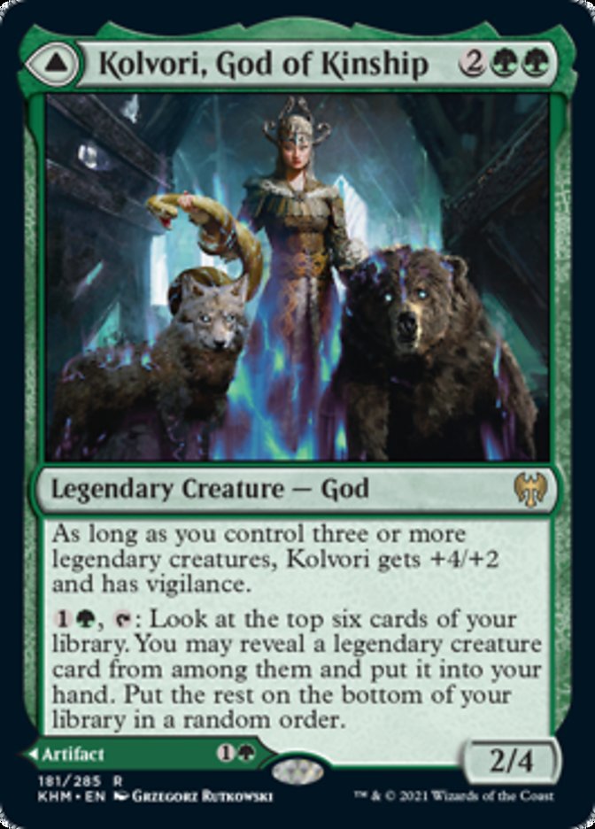 Kolvori, God of Kinship // The Ringhart Crest [Kaldheim]-1