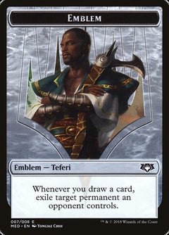 Emblem - Teferi, Hero of Dominaria [Mythic Edition Tokens]-1