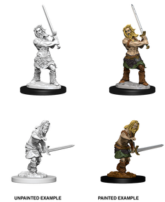 Pathfinder Battles Deep Cuts Male Human Barbarian-1