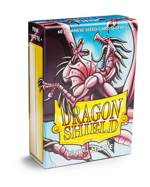 Sleeves - Dragon Shield Japanese - Box 60 - Pink Matte-1