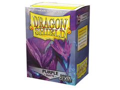 Sleeves - Dragon Shield - Box 100 - Non Glare - Purple-1