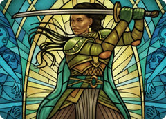 Shanna, Purifying Blade Art Card 2 [Dominaria United Art Series]-1
