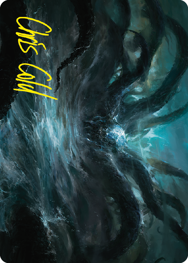 The Watcher in the Water Art Card (Gold-Stamped Signature) [The Lord of the Rings: Tales of Middle-earth Art Series]-1
