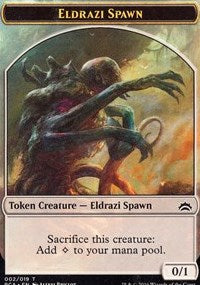 Eldrazi Spawn (002) // Eldrazi Double-Sided Token [Planechase Anthology Tokens]-1