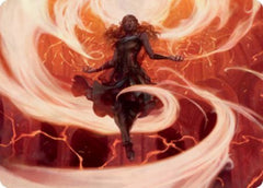 Crackle with Power Art Card [Strixhaven: School of Mages Art Series]-1