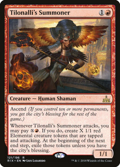 Tilonalli's Summoner [Rivals of Ixalan]-1