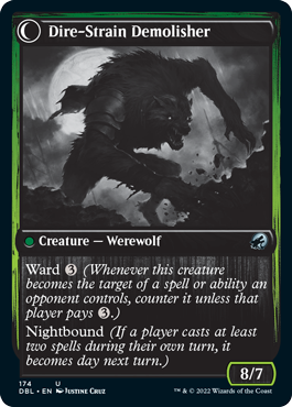 Burly Breaker // Dire-Strain Demolisher [Innistrad: Double Feature]-2