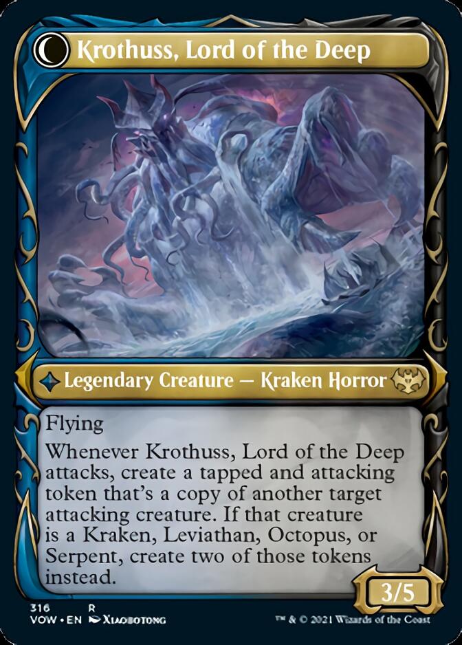 Runo Stromkirk // Krothuss, Lord of the Deep (Showcase Fang Frame) [Innistrad: Crimson Vow]-2