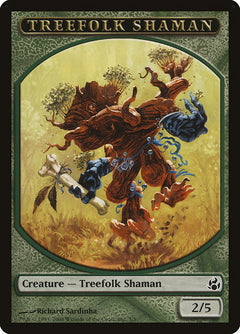Treefolk Shaman Token [Morningtide Tokens]-1