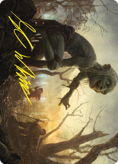 Smeagol, Helpful Guide Art Card (Gold-Stamped Signature) [The Lord of the Rings: Tales of Middle-earth Art Series]-1