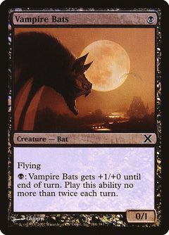 Vampire Bats (Premium Foil) [Tenth Edition]-1