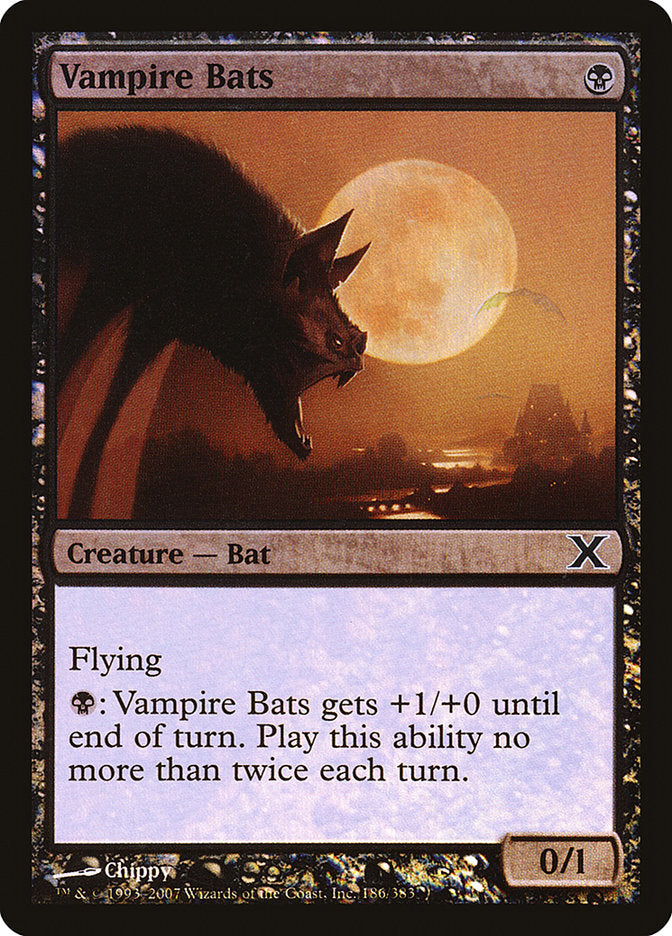 Vampire Bats (Premium Foil) [Tenth Edition]-1