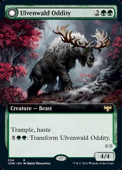 Ulvenwald Oddity // Ulvenwald Behemoth (Extended Art) [Innistrad: Crimson Vow]-1
