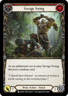 Savage Swing (Red) [U-WTR020] (Welcome to Rathe Unlimited)  Unlimited Normal-1