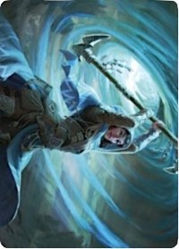 Sea Gate Stormcaller Art Card [Zendikar Rising Art Series]-1