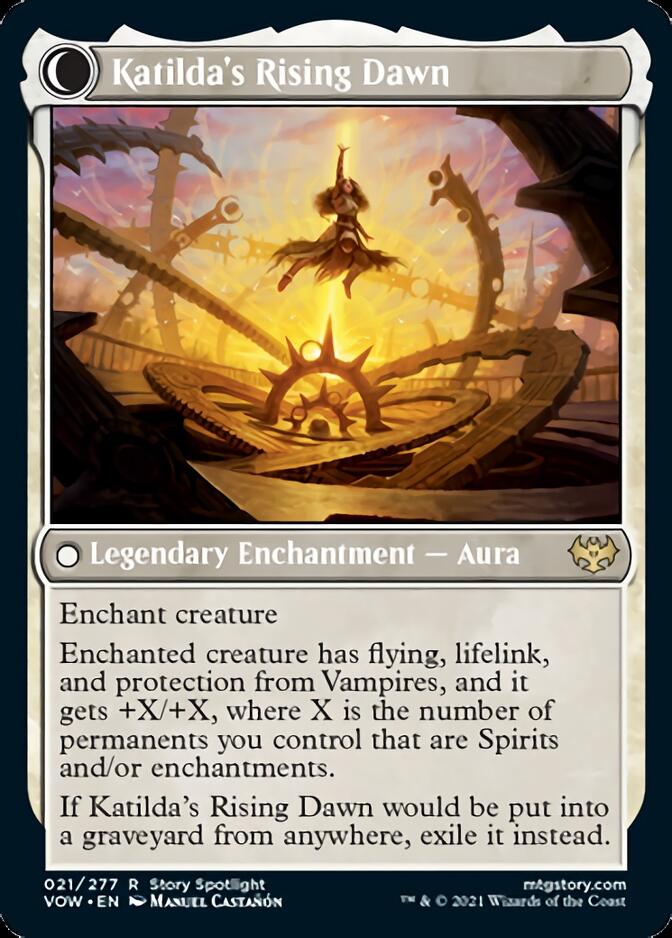 Katilda, Dawnhart Martyr // Katilda's Rising Dawn [Innistrad: Crimson Vow]-2
