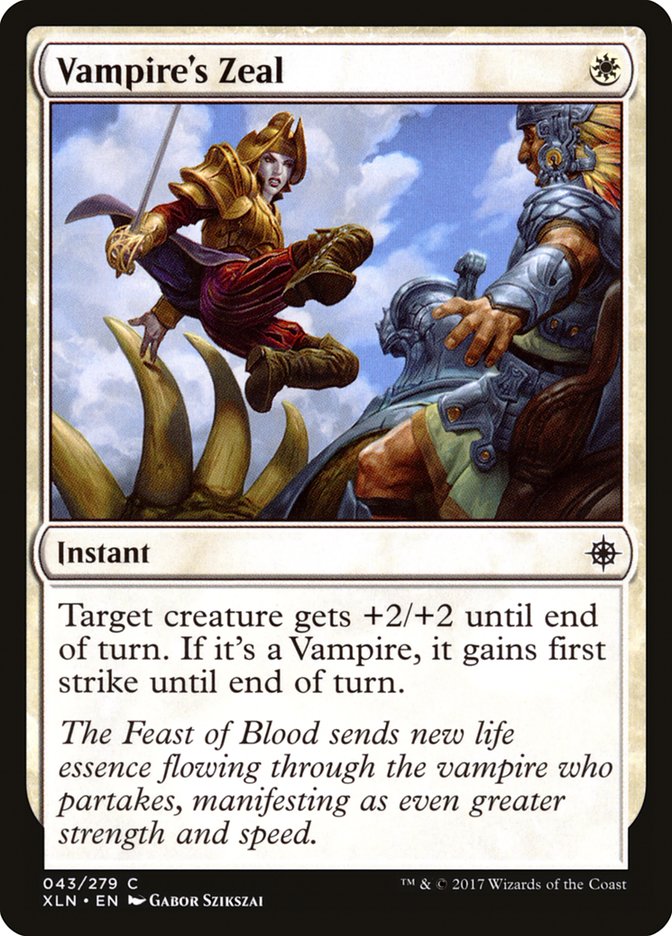 Vampire's Zeal [Ixalan]-1