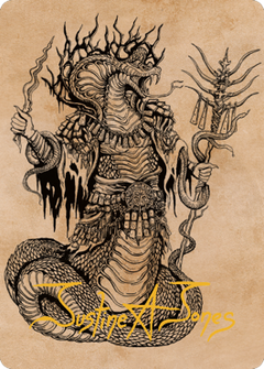 Sivriss, Nightmare Speaker Art Card (51) (Gold-Stamped Signature) [Commander Legends: Battle for Baldur's Gate Art Series]-1