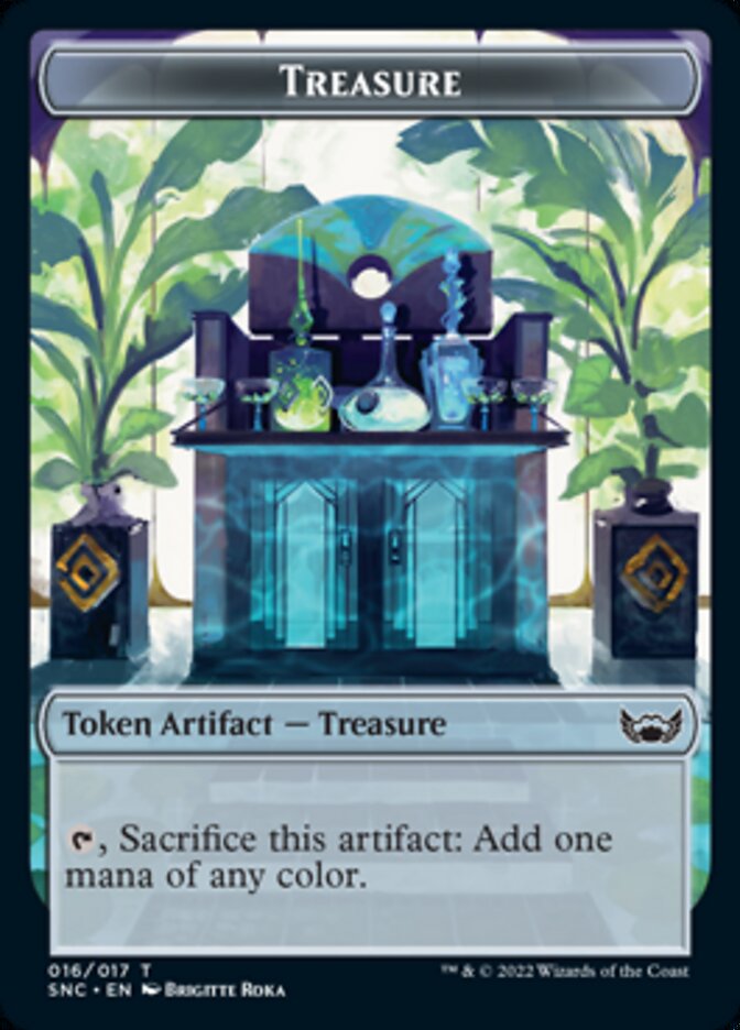 Treasure (016) // Citizen Double-Sided Token [Streets of New Capenna Tokens]-1