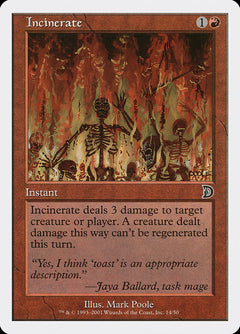 Incinerate [Deckmasters]-1