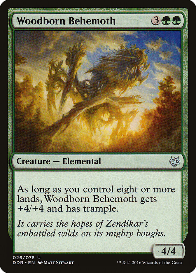 Woodborn Behemoth [Duel Decks: Nissa vs. Ob Nixilis]-1