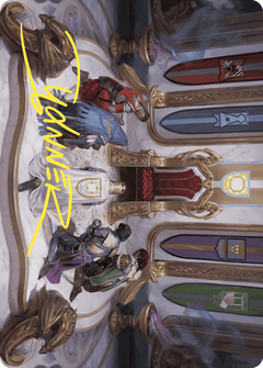 Throne of Eldraine Art Card (Gold-Stamped Signature) [Wilds of Eldraine Art Series]-1